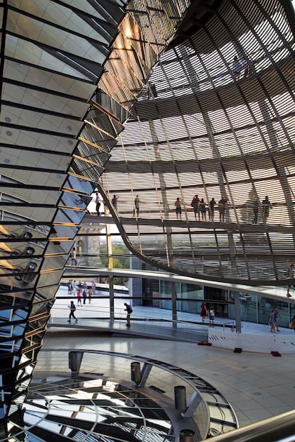 Interior del Reichstag (el parlamento alemán)