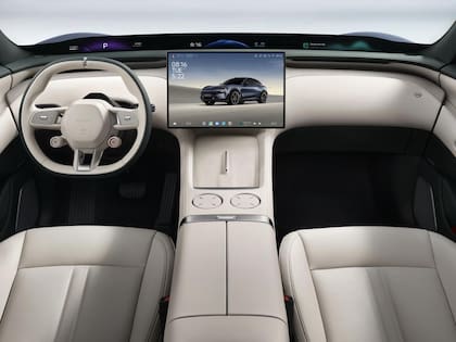 Interior del Xiaomi YU7
