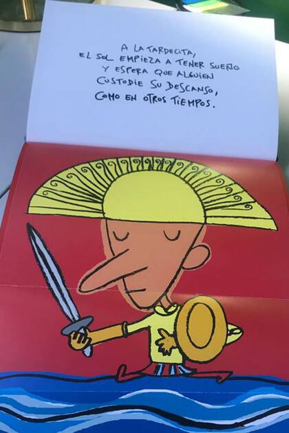 Interior desplegable del nuevo libro de Brocha