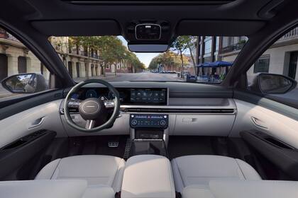 Interior súper tecnológico para el Hyundai Tucson híbrido