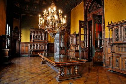 Interiores de lujo en el Palacio Paz.