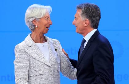 Macri tuvo la ocasión de agradecer otra vez a Lagarde por el acuerdo con el FMI