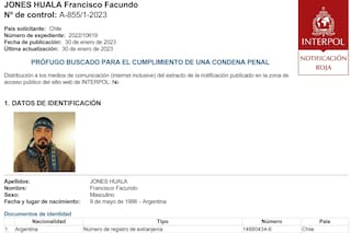 Interpol emitió una circular roja para mantener preso a Jones Huala y el juzgado de Esquel se declaró incompetente