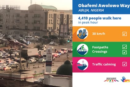 Intersección en Nigeria