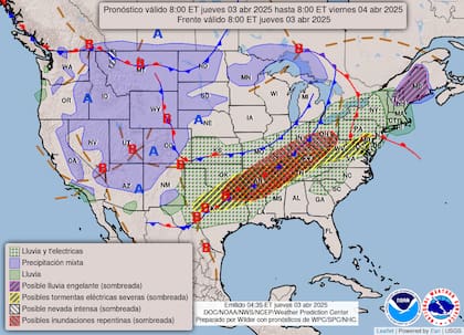 Inundaciones catastróficas en el Valle de Ohio: precipitaciones podrían superar los 250 a 380 mm en zonas ya saturadas