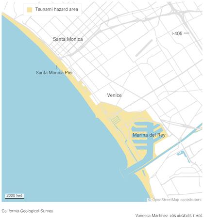 Inundaciones de hasta 4,5 metros en Marina del Rey y Long Beach: los mapas de riesgo de tsunami revelan que estas áreas podrían enfrentar olas devastadoras en caso de un evento extremo