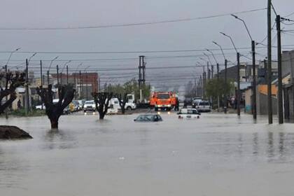 Inundaciones en Comodoro Rivadavia