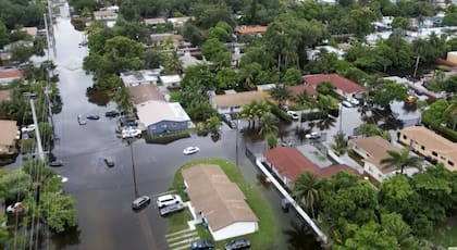 Inundaciones en Miami-Dade, Florida, el pasado 13 de junio