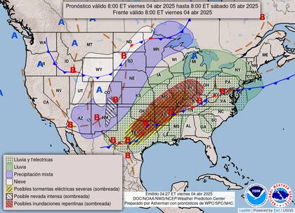 Inundaciones históricas en el Valle de Ohio: entre 250 y 380 mm de lluvia acumulada hasta el domingo