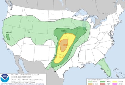 Inundaciones potencialmente mortales en el Valle de Ohio: lluvias torrenciales podrían superar los 250 mm en zonas aisladas