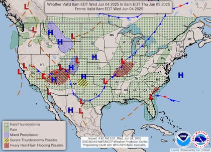 Inundaciones repentinas en el suroeste: nuevo sistema de baja presión desde California traerá lluvias intensas a zonas áridas de Arizona y Colorado