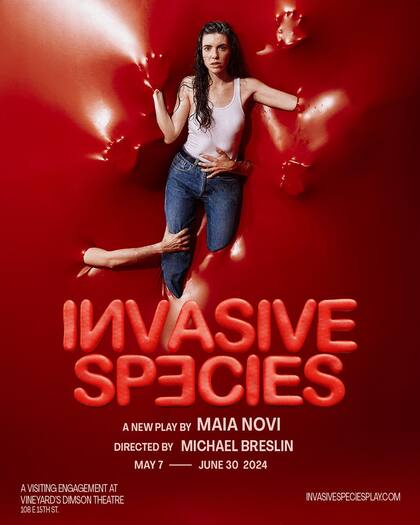 Invasive Species estará en el teatro desde el 7 de mayo hasta el 30 de junio