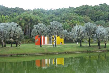 Invenção da cor, Penetrável Magic square #5, de Hélio Oiticica, parte de una serie de obras del fallecido artista brasileño.