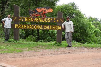 Investigadores en el parque nacional Calilegua