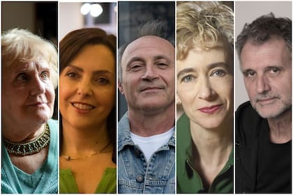 Invitados a recorrer la rayuela cortazariana: Ivonne Bordelois, Irene Chikiar Bauer, Juan José Becerra, Silvia Hopenhayn y Sergio Pujol