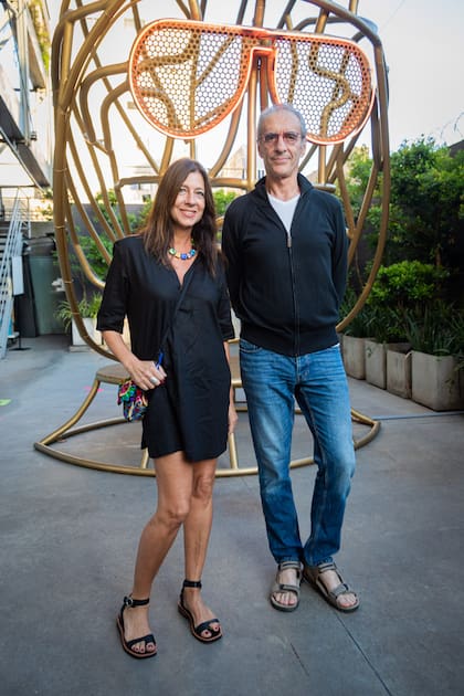Ioana Padilla y el empresario Diego Fenoglio.