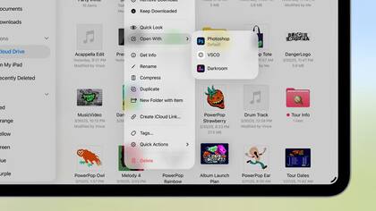 iPadOS 26 permite elegir con qué app se abrirá un archivo