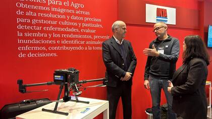 Iraeta en otro rincón del stand