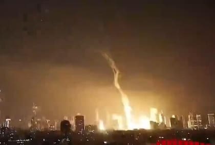 Irán contraatacó Tel Aviv