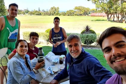 Irina Fernández y Gabriel Batistuta formaron una familia numerosa