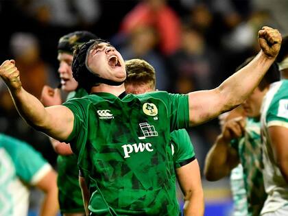 Irlanda están invicto en la Copa del Mundo M20 con tres triunfos y un empate