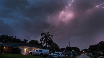La poderosa tormenta eléctrica descargó su furia sobre Florida