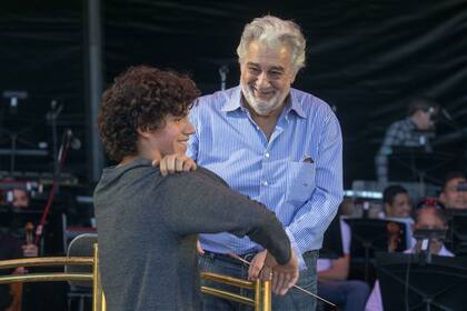 Con Plácido Domingo, este mes, en el concierto "Plácido en el Alma", en Guadalajara