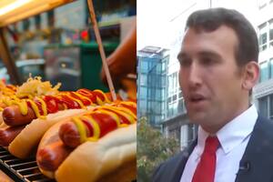 Es abogado del IRS y fue suspendido, pero cumple su sueño de trabajar en un carrito de hot dogs