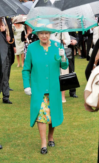 En 2009, para la Royal Garden Party en los jardines del palacio de Buckingham