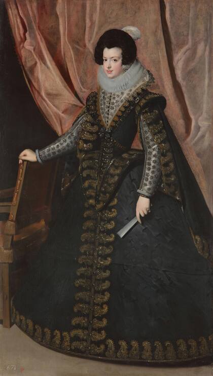 Isabel de Borbón, Reina de España, según Velázquez