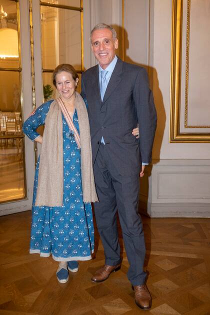 Isabel de Estrada junto al príncipe Giorgio de Alliata de Montedeale