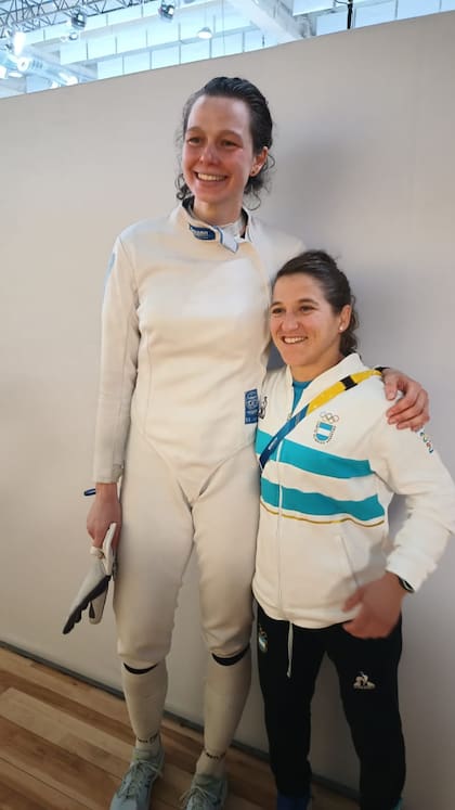 Isabel Di Tella y su ídola deportiva, Paula "Peque" Pareto