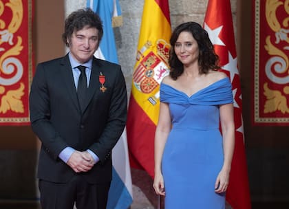 Isabel Díaz Ayuso y Milei en 2024
Eduardo Parra - Europa Press