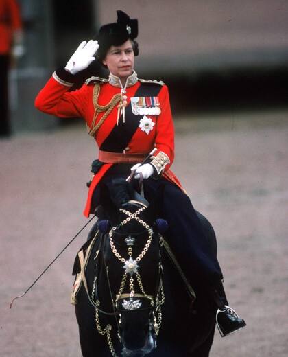 Isabel en el castillo de Windsor en 2006