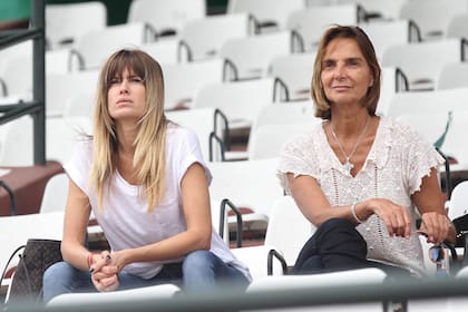 Isabel Macedo alentó a Martín Tassara desde las gradas