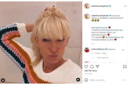 Isabel Macedo sorprendió con su nuevo aspecto