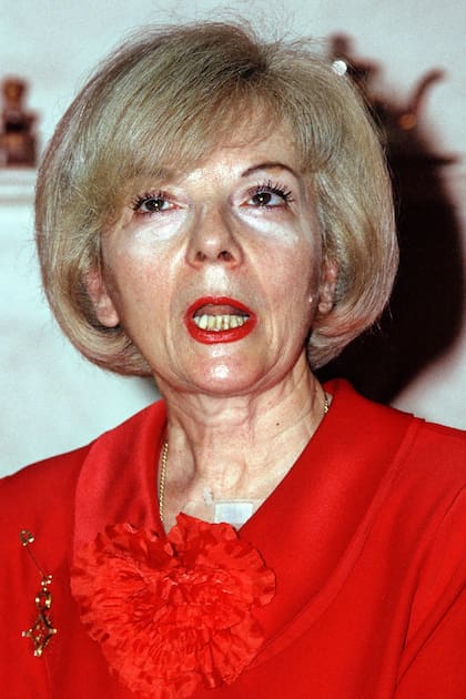 Isabel Perón, en Buenos Aires (agosto de 1989)