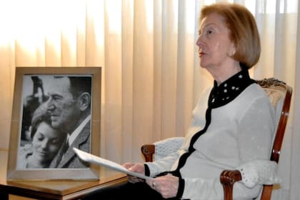 Isabel Perón, en una imagen de hace seis años tomada en su casa de Villanueva de la Cañada, Madrid