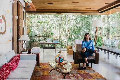 Isabela y Cello se animaron a reformar algunas partes de la casa, por ejemplo esta sala.