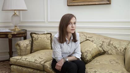 Isabelle Huppert durante su visita a Buenos Aires, en 2015