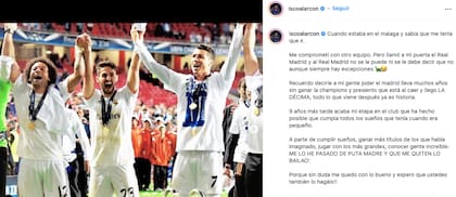 Isco Alarcón se despidió del Madrid y no se olvidó del reciente rechazo de Mbappé