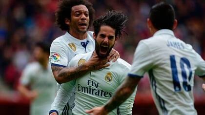 Isco le dio el agónico triunfo al Real Madrid