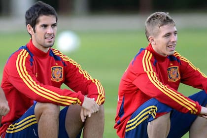 Al lado de Isco, en tiempos de selección
