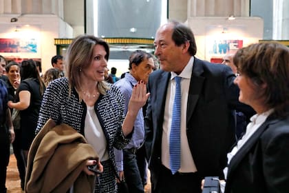 Isela Costantini y Ernesto Sanz