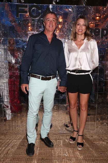 Isela Costantini y su marido