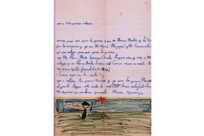 Una de la miles de cartas que los niños le escribían a los soldados