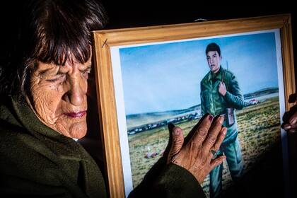 Cristina Lera, madre de Luis Sevilla, que perdió su vida durante la guerra