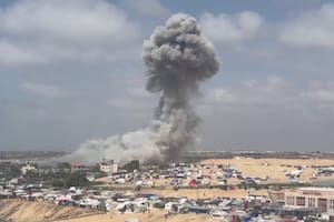 Ataques aéreos israelíes contra la ciudad de Rafah