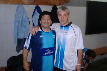 Un recuerdo imborrable: con Diego Maradona