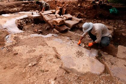 Arqueólogos israelíes presentaron parte de una fortaleza de 3000 años de antigüedad descubierta en la meseta de Golán